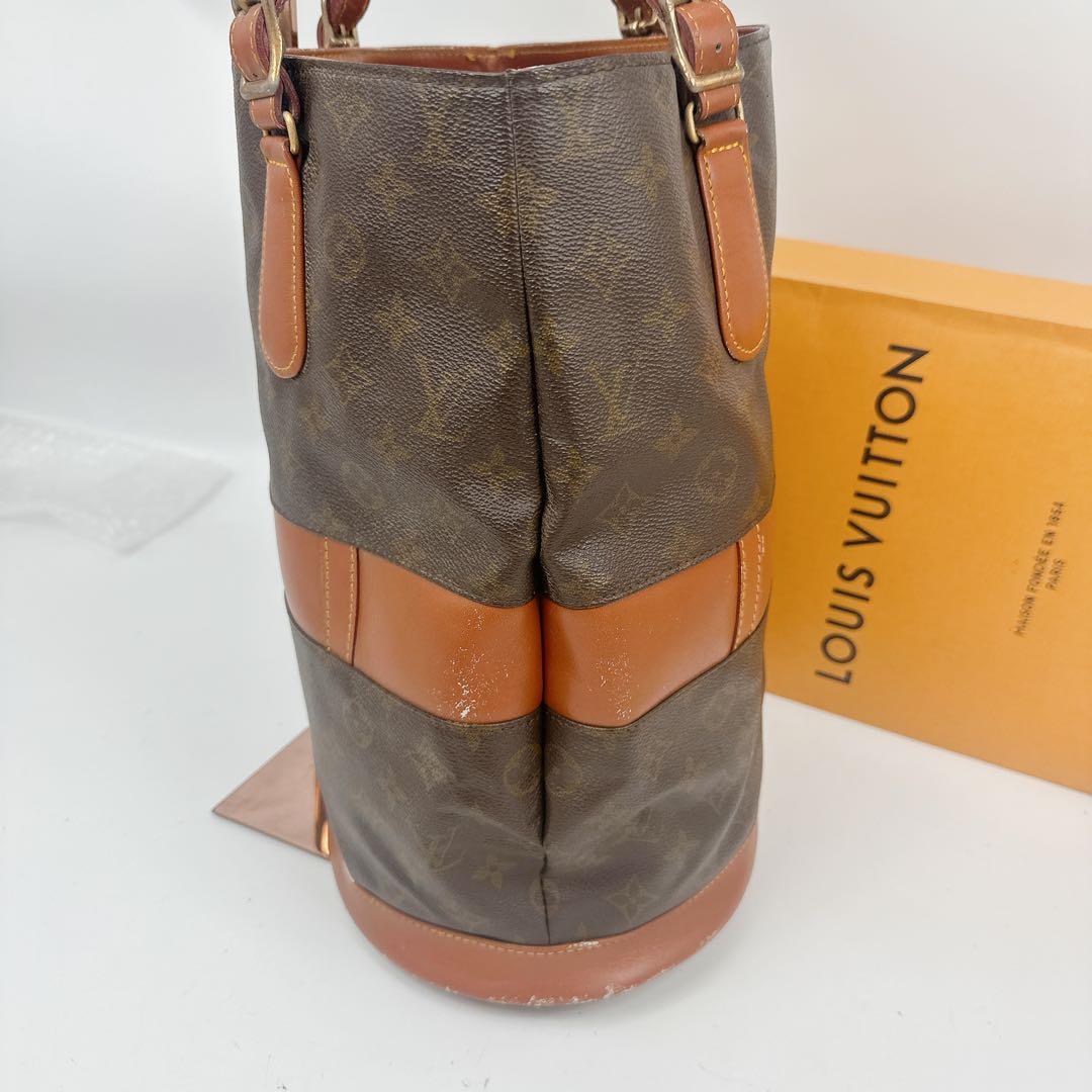 ジャンク　ルイヴィトン　モノグラム　USA製　バケットGM トートバッグ