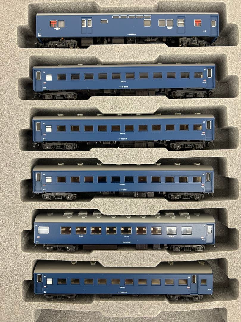 KATO 10-1235.1236 43系 夜行急行「八甲田」7両基本.6両増結