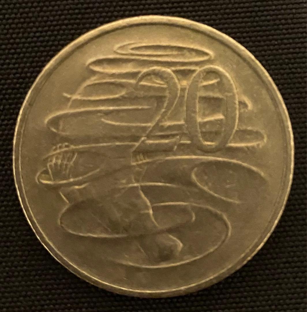 オーストラリア 20セント硬貨 エリザベス2世 1981年 - メルカリ