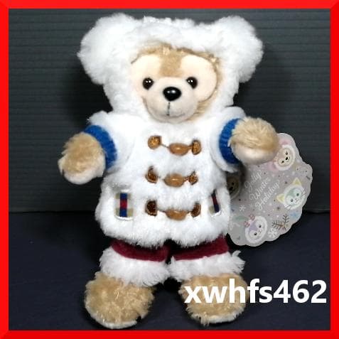 新品 ダッフィー シェリーメイ ぬいぐるみバッジ ウィンターホリデー 2019冬