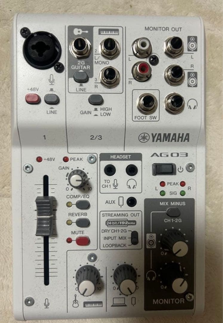 YAMAHA AG03 MK2 & MPM-1000 セット