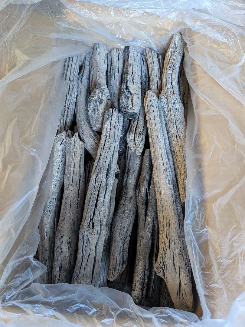 紀州備長炭 馬目樫 樫小丸大15kg 窯元直売