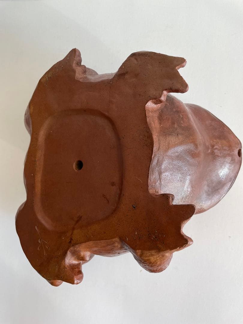 【木村長十郎友敬】蛙　カエル　細工物　縁起物　置物　飾り物