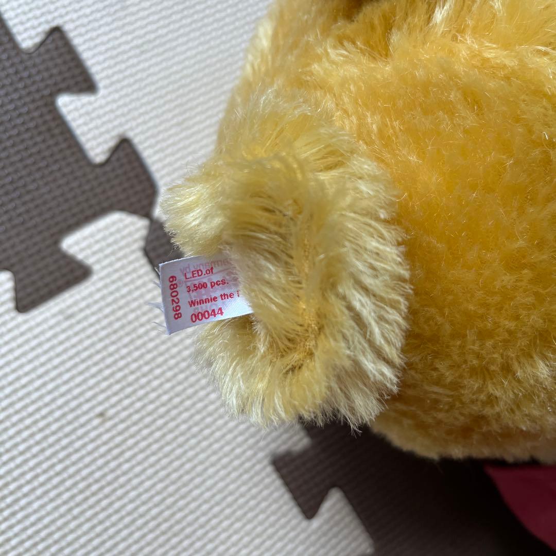 シュタイフ くまのプーさんぬいぐるみ　テディベア　ディズニー　コレクター