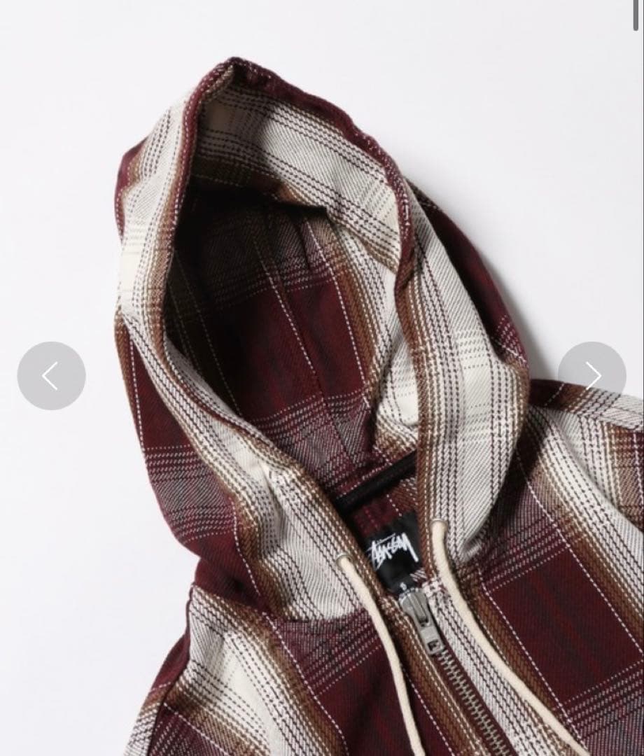 stussy ジップパーカー ZIP WORK JACKET