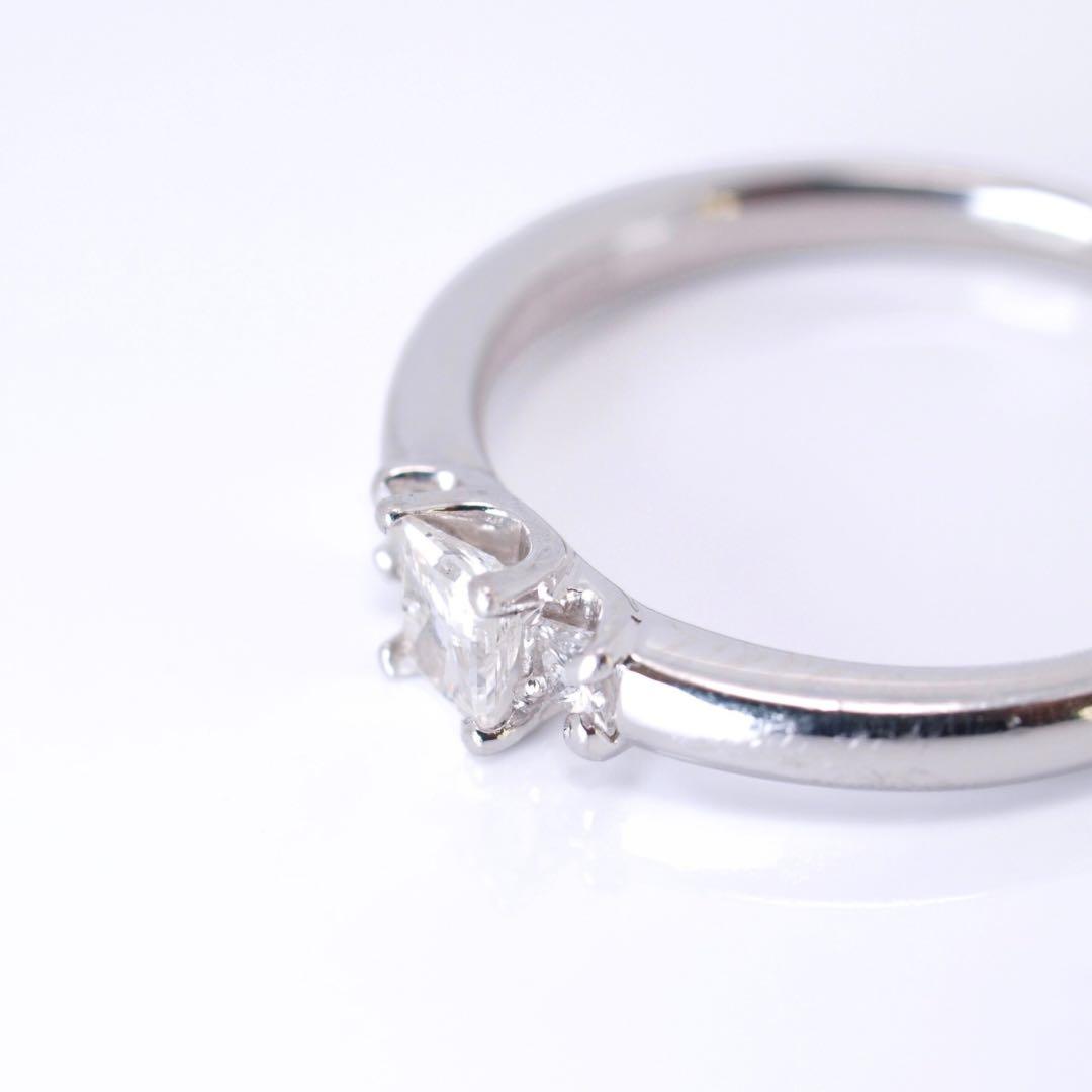 ジュエリーマキ Pt850 3.22g ダイヤ 0.26ct リング 10.5号
