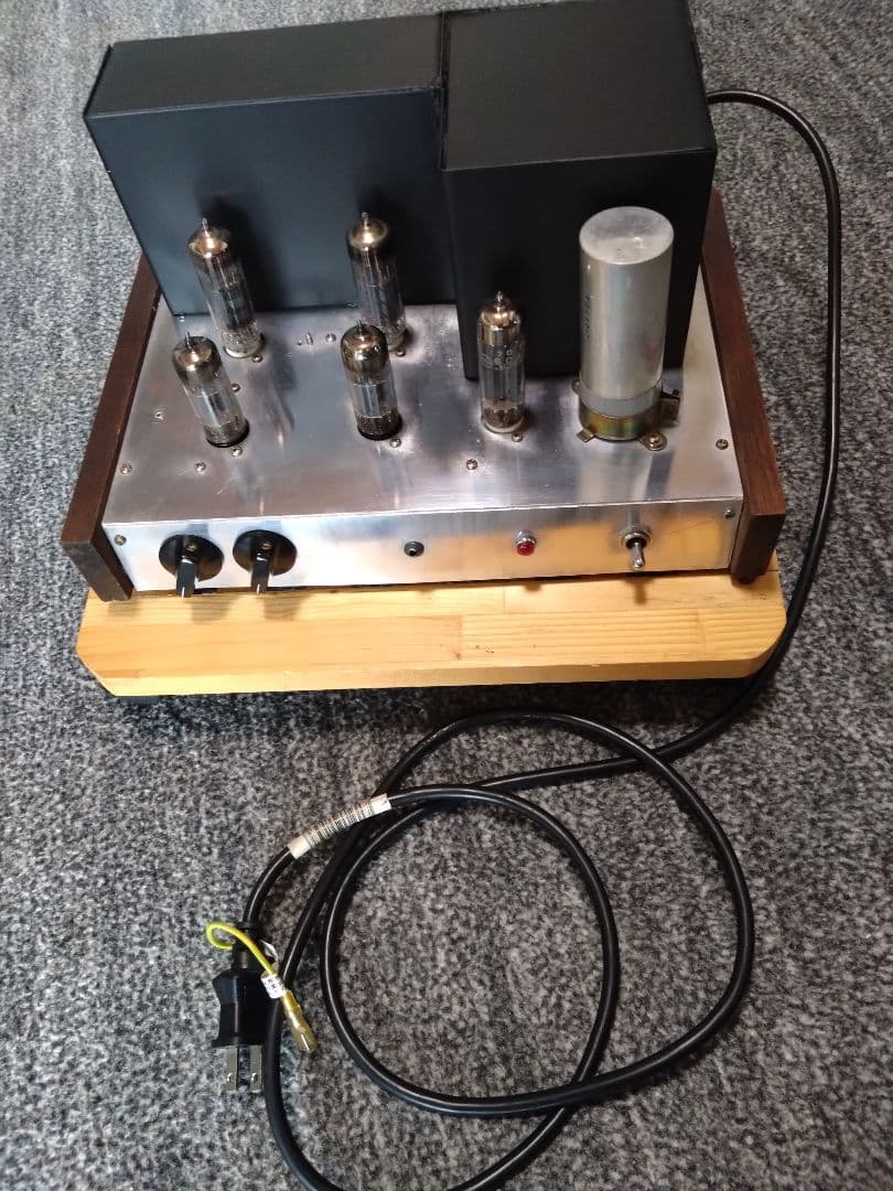 最終値下げ10月末出品停止予定】自作真空管パワーアンプ6BH8/4本他