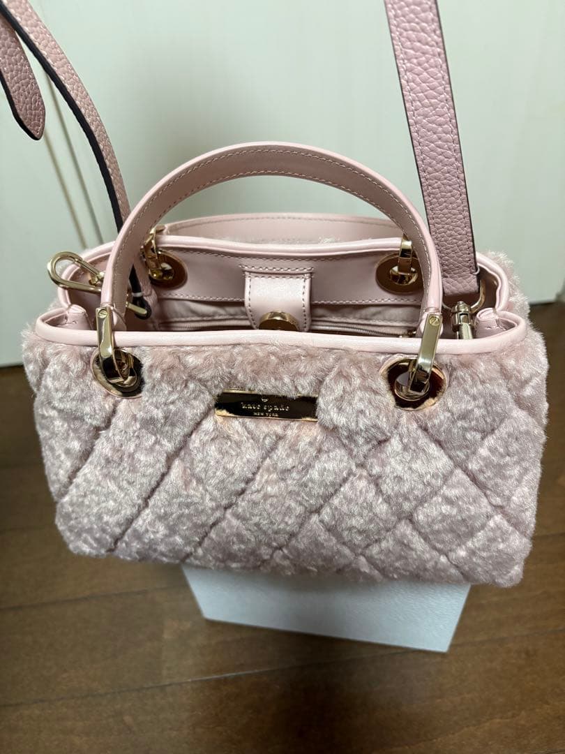 Kate Spade ピンク ファー ショルダーIchigo Ichie