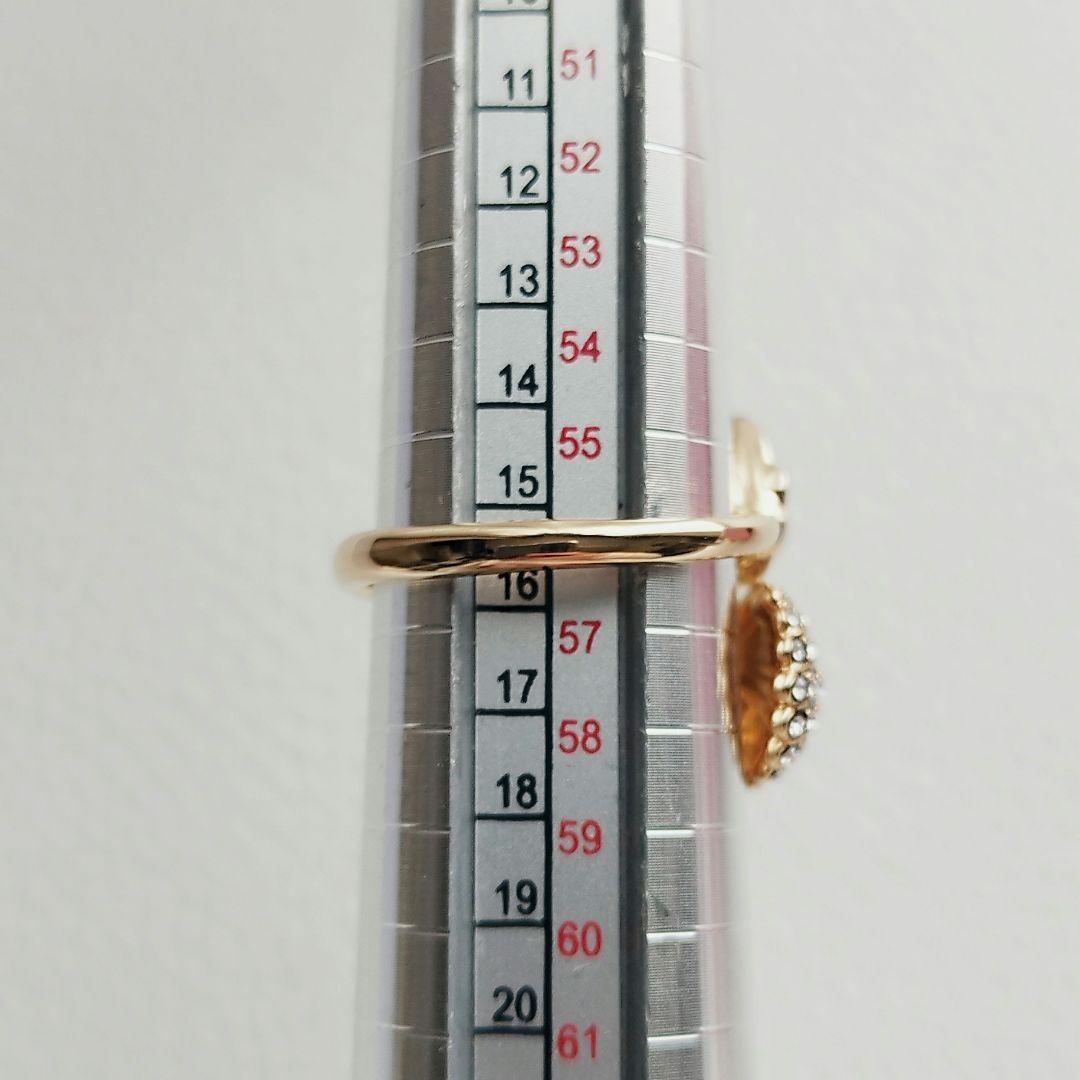 【未使用】スワロフスキー　idyllia　オープンリング　貝　パール 16号