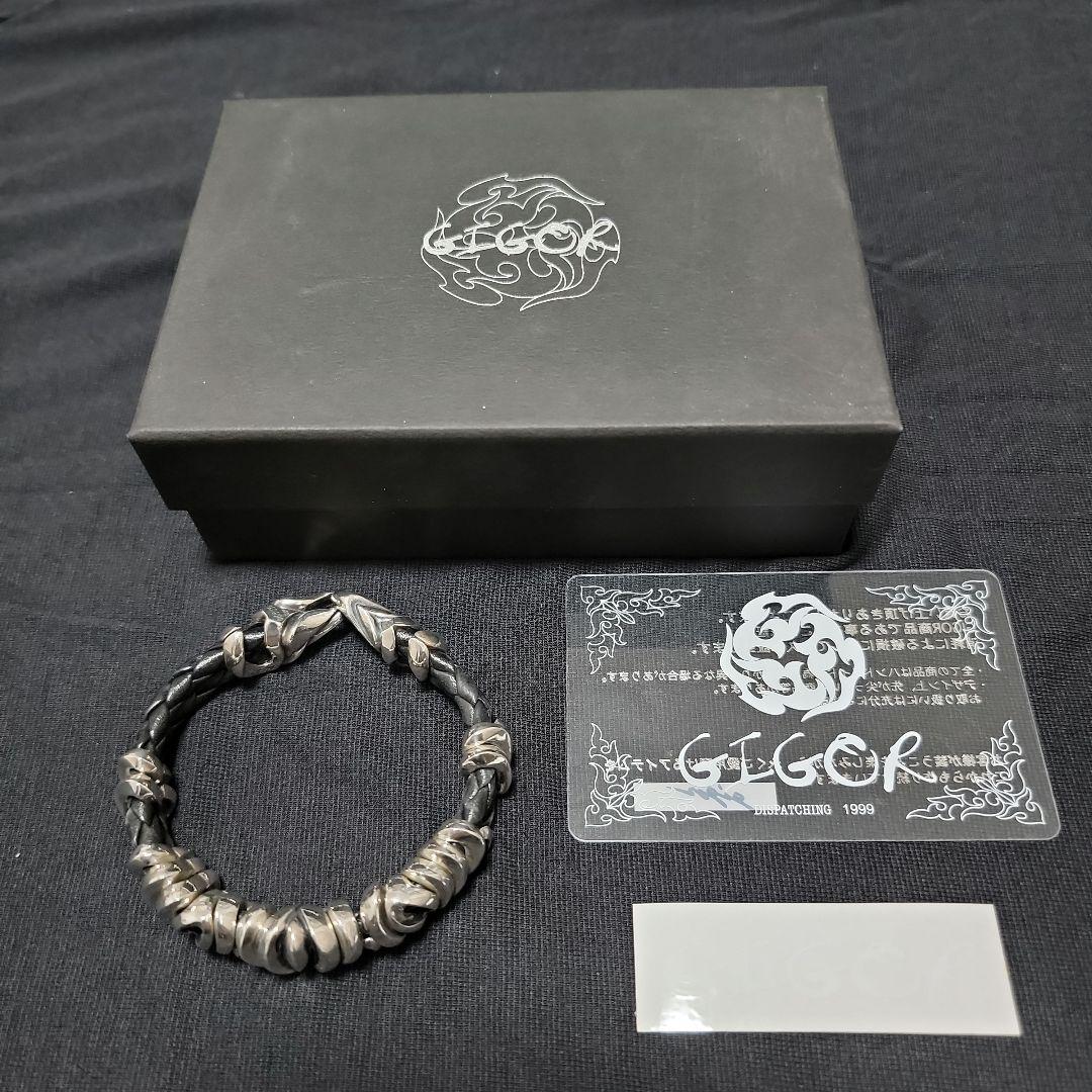 GIGOR ブラッドレザーブレスレット