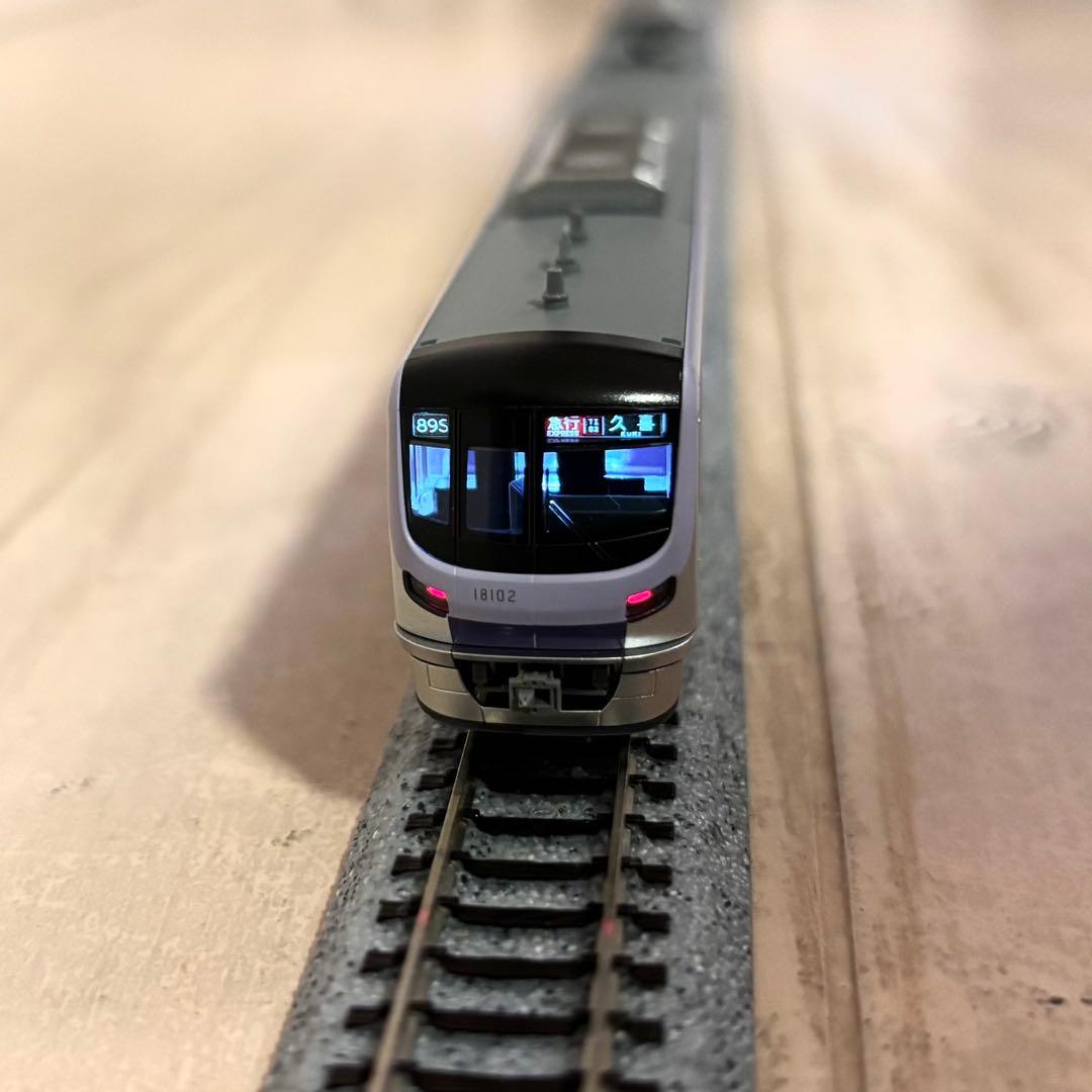 【純正室内灯付】KATO 東京メトロ半蔵門線18000系 Nゲージ10両セット