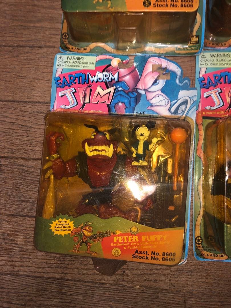 ビンテージ アクションフィギュア EARTH WORM JIM アースワームジム