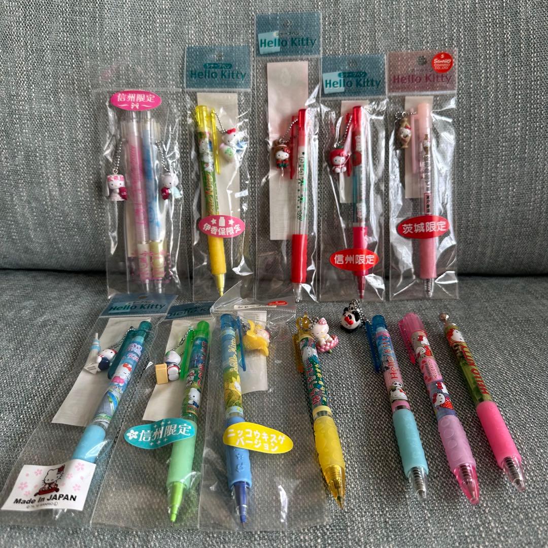 ご当地キティ シャープペンボールペンまとめ売りご当地キティ シャープ