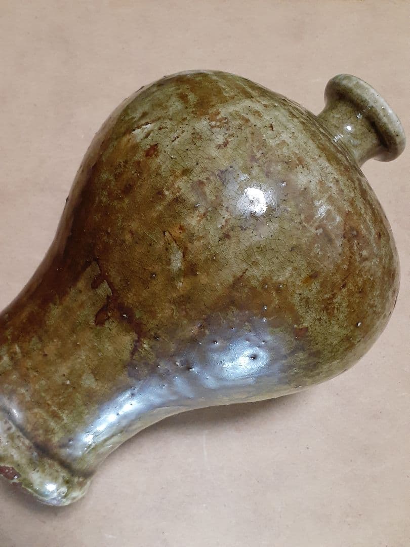 骨董 古い 壺 置物 酒瓶 水瓶 日本 朝鮮 中国 陶印あり