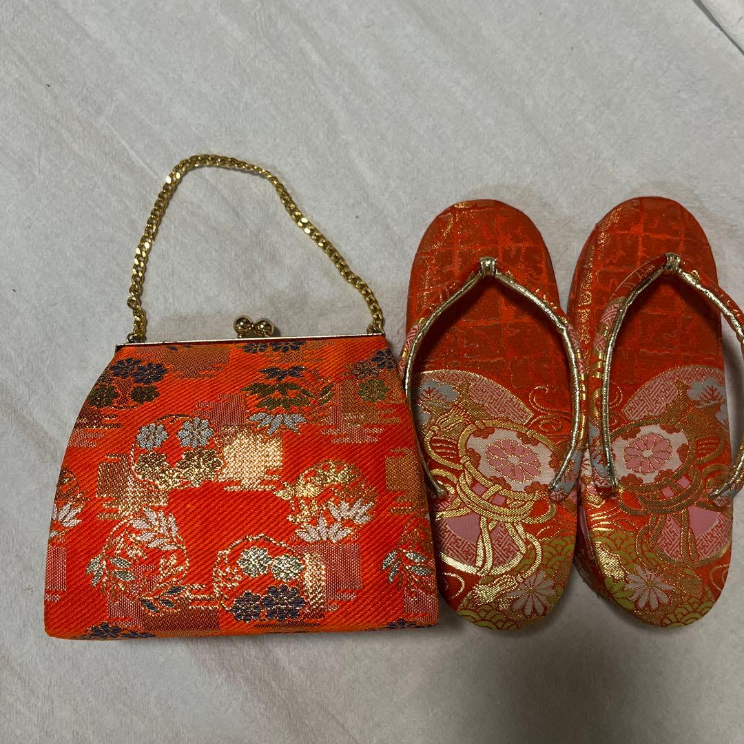 七五三　7歳　女の子　着物　アンティーク　正絹　着物セット