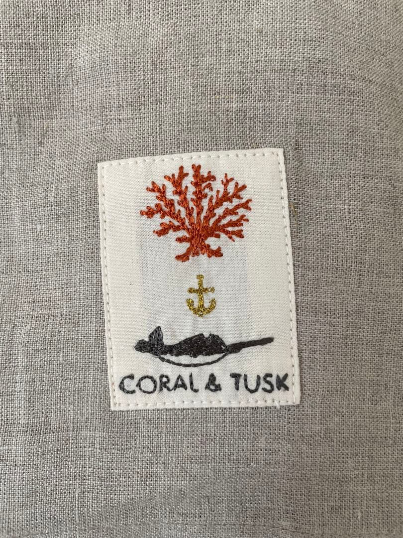 【新品】Coral&Tuskコーラルアンドタスク　クッションカバー 動物