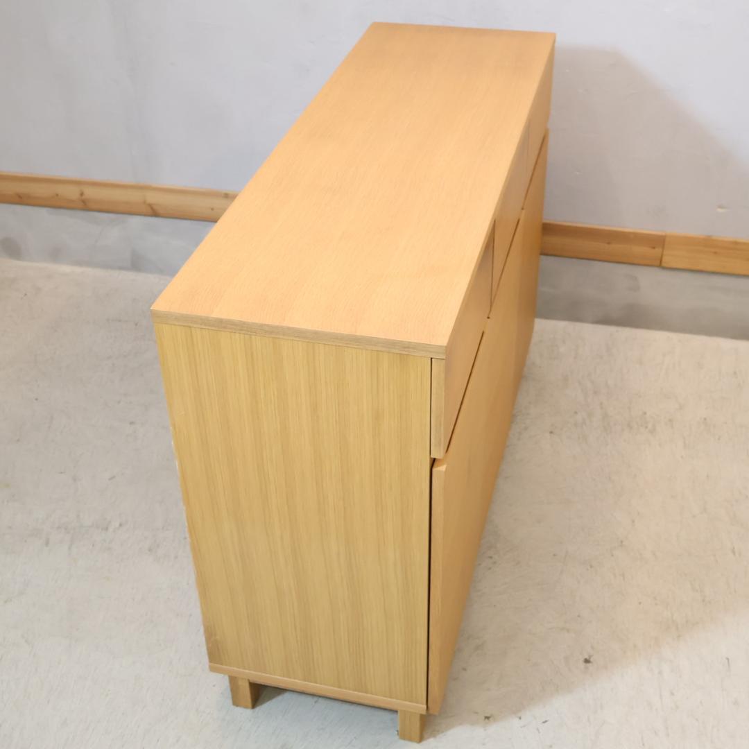 MUJI 無印良品 サイドボード 木製キャビネット 無印良品MUJI オーク材