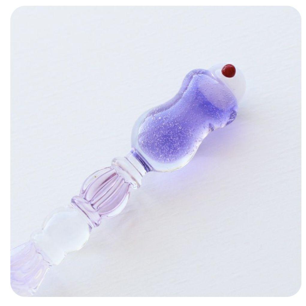 フルカワ雑貨店 恋するクリームソーダガラスペン2　パープル