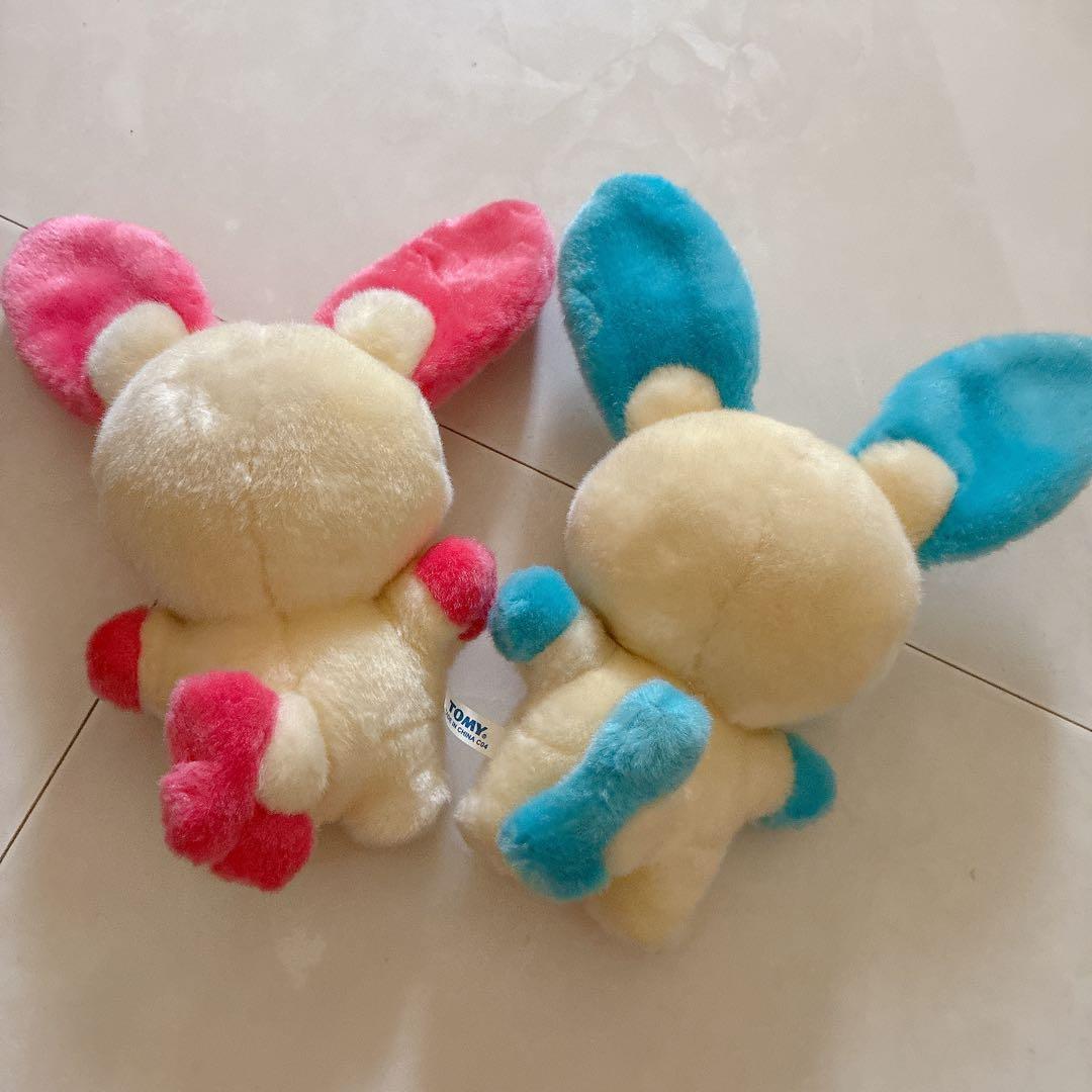ポケモン TOMY プラスル マイナン ぬいぐるみセット レトロ 当時物