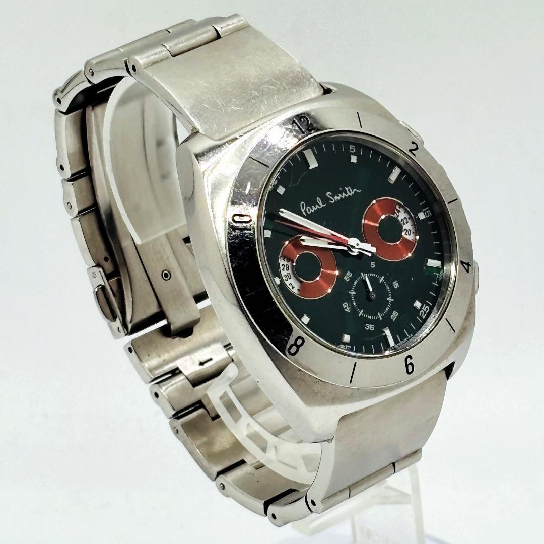 【入手困難】ポールスミス ディスクアイズ グリーン 動作良好 腕時計 y2k
