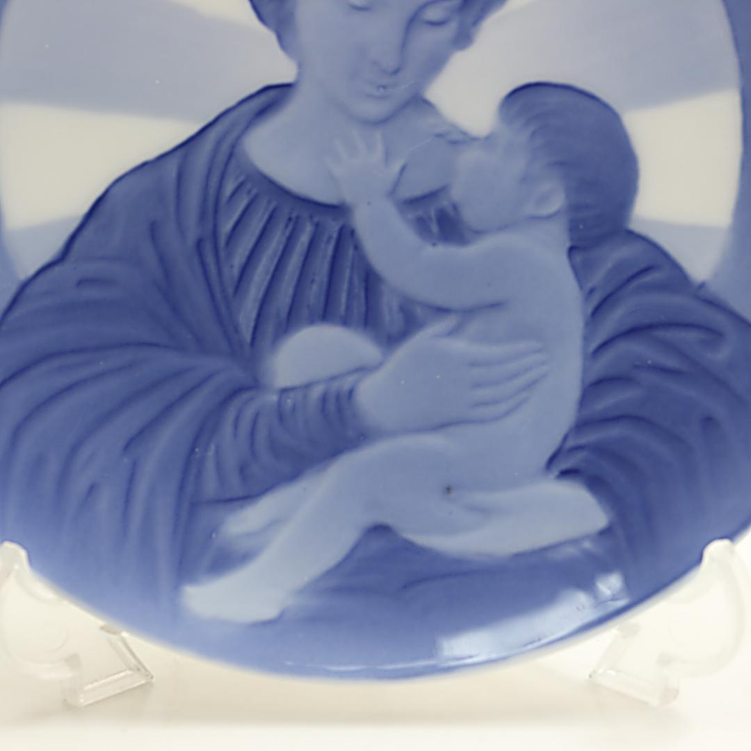 1908年 初年度版 「マリアとその子」 イヤープレート ロイヤル