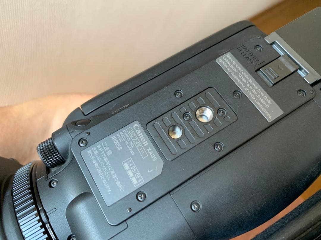 CANON XA35 動作品 ハンドルユニットHDU-1付