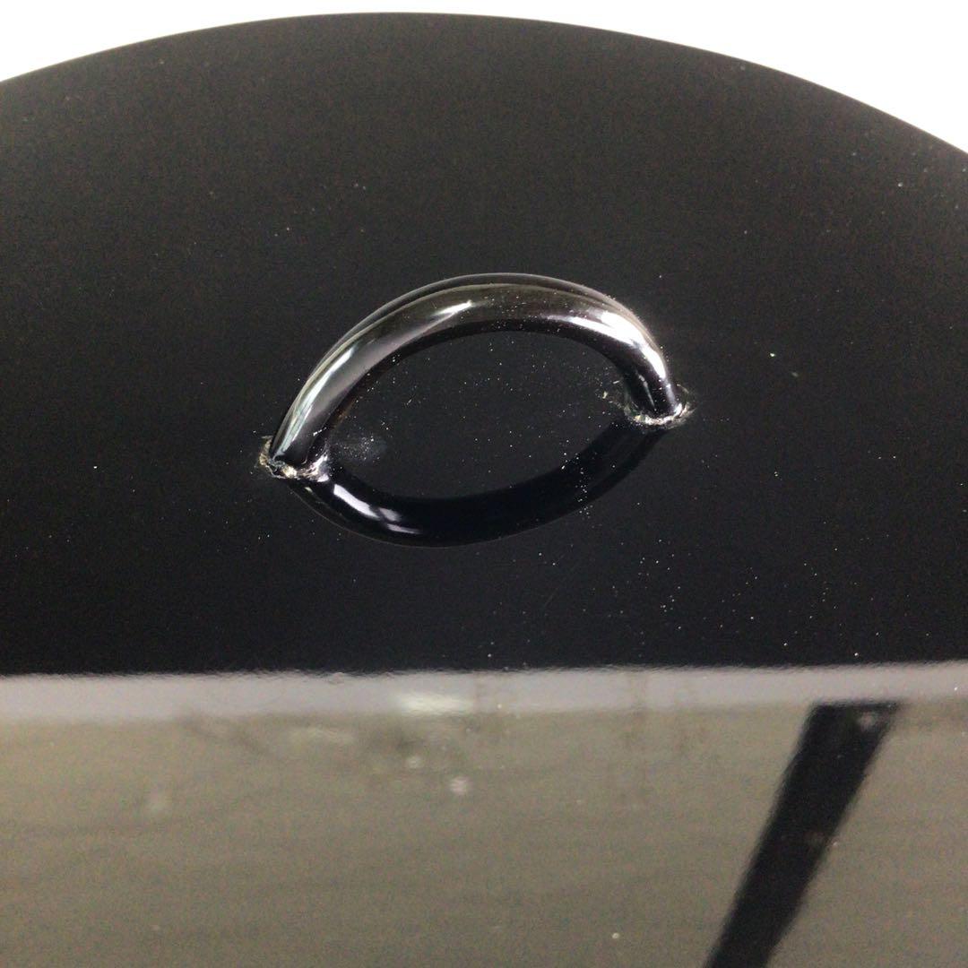 R8 水指 『山本曠作』『クリスタル硝子』『切子水指』 共箱 茶道具