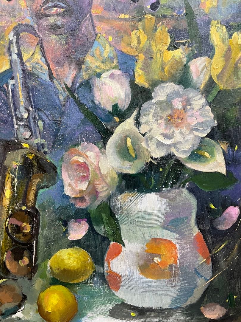 油絵絵画アートインテリア oil painting Billy Harper