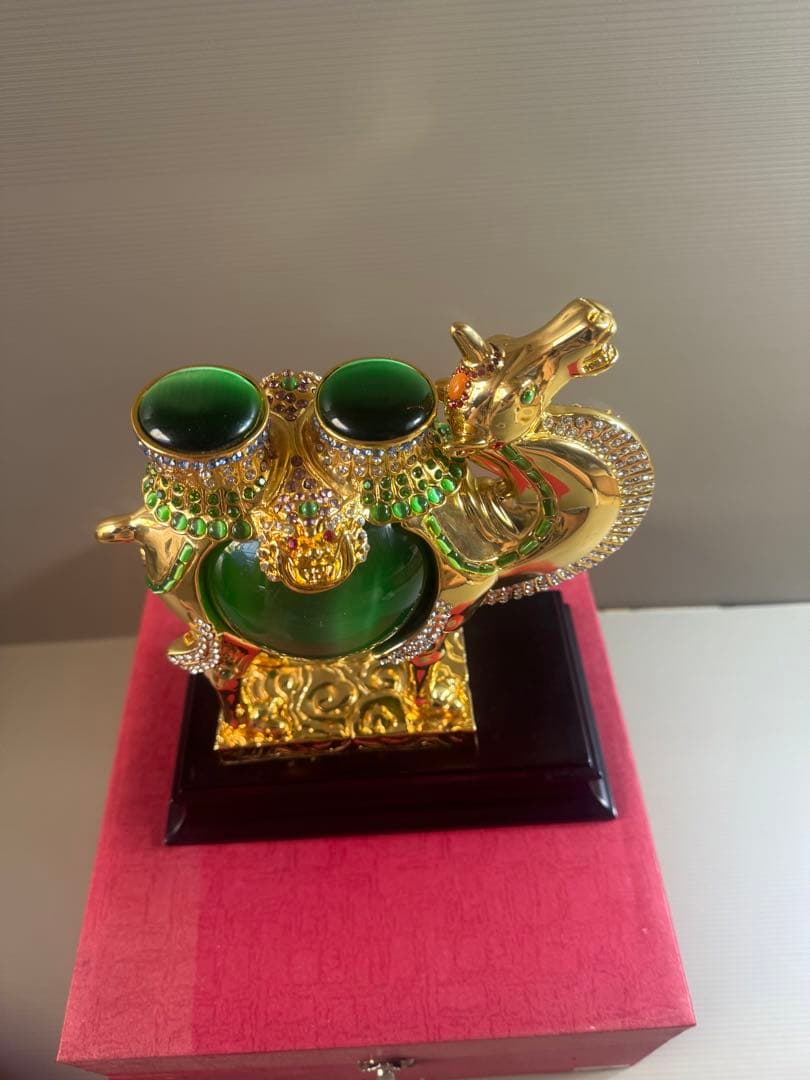 1542 中国美術 りゅうきんらくだ 流金駱駝 金メッキ ラクダ 奮門開拓 2