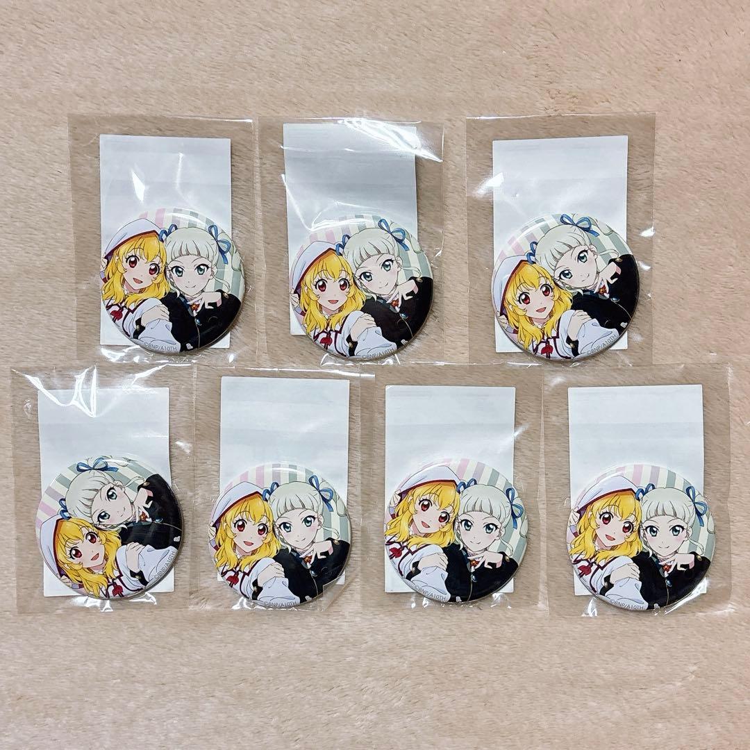 アイカツ 星宮いちご 藤堂ユリカ ハピクロ 缶バッジ - メルカリ