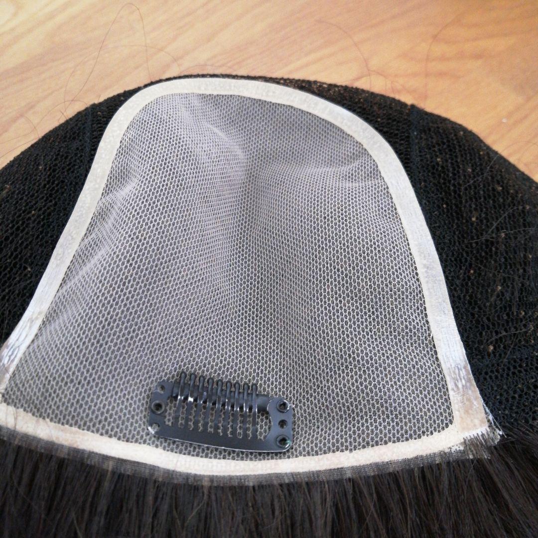 医療用スヴェンソンウィッグ人毛ミックス人工皮膚付きショートブラウン