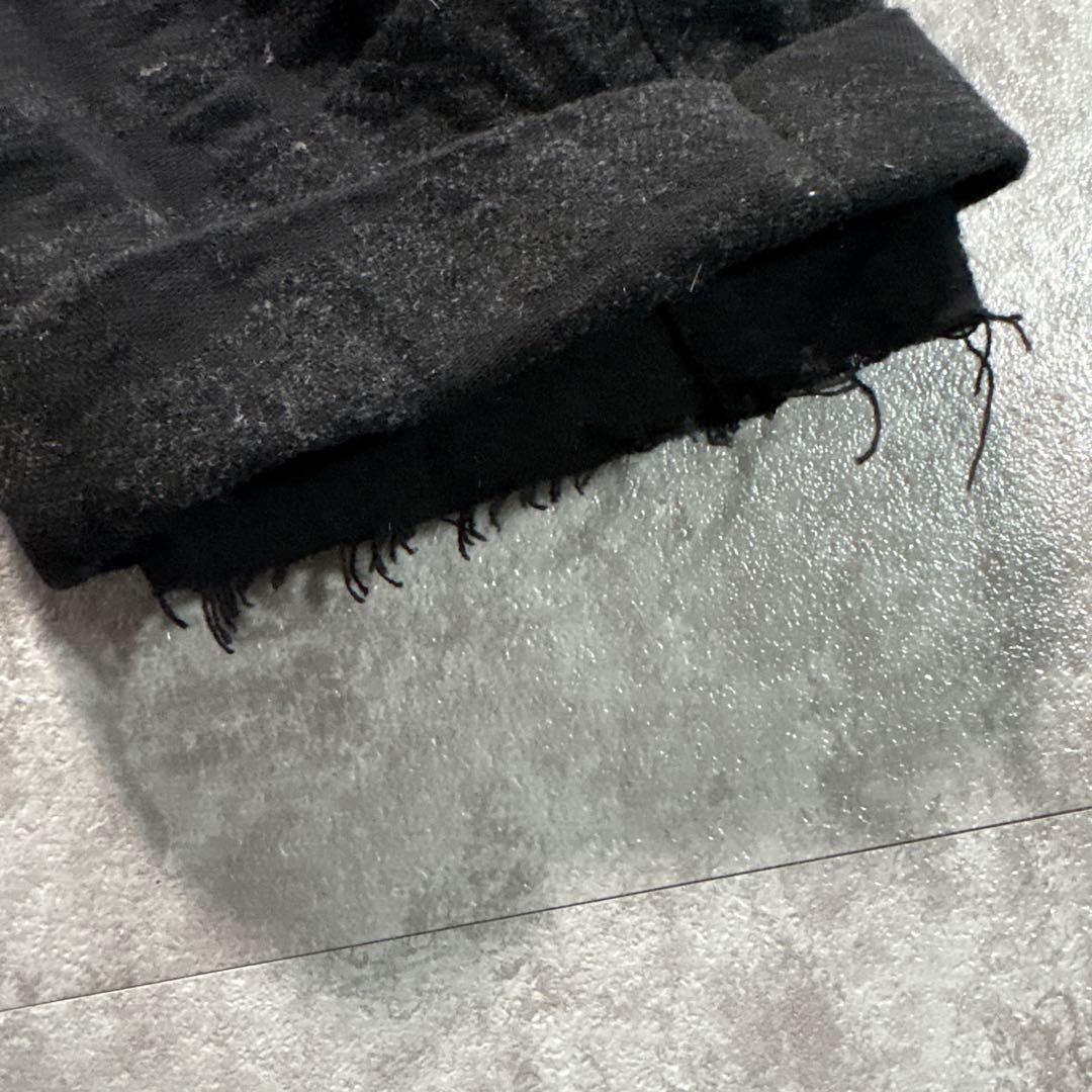 d.hygen ディーハイゲン ウールレイヤードクロップドパンツ アルチザン 黒