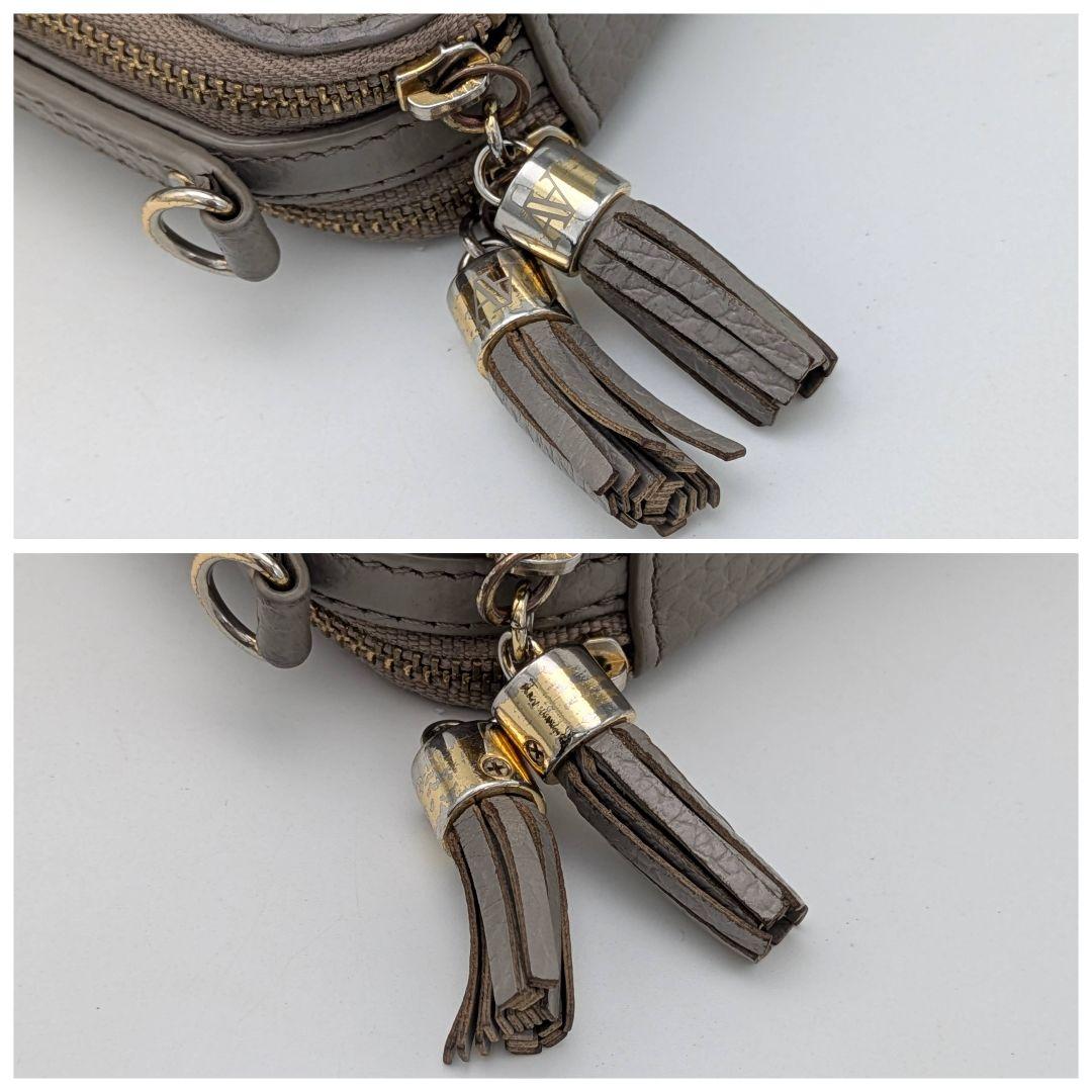 ATAO アミュレット ケリー グレージュ スマホショルダー お財布ポシェット