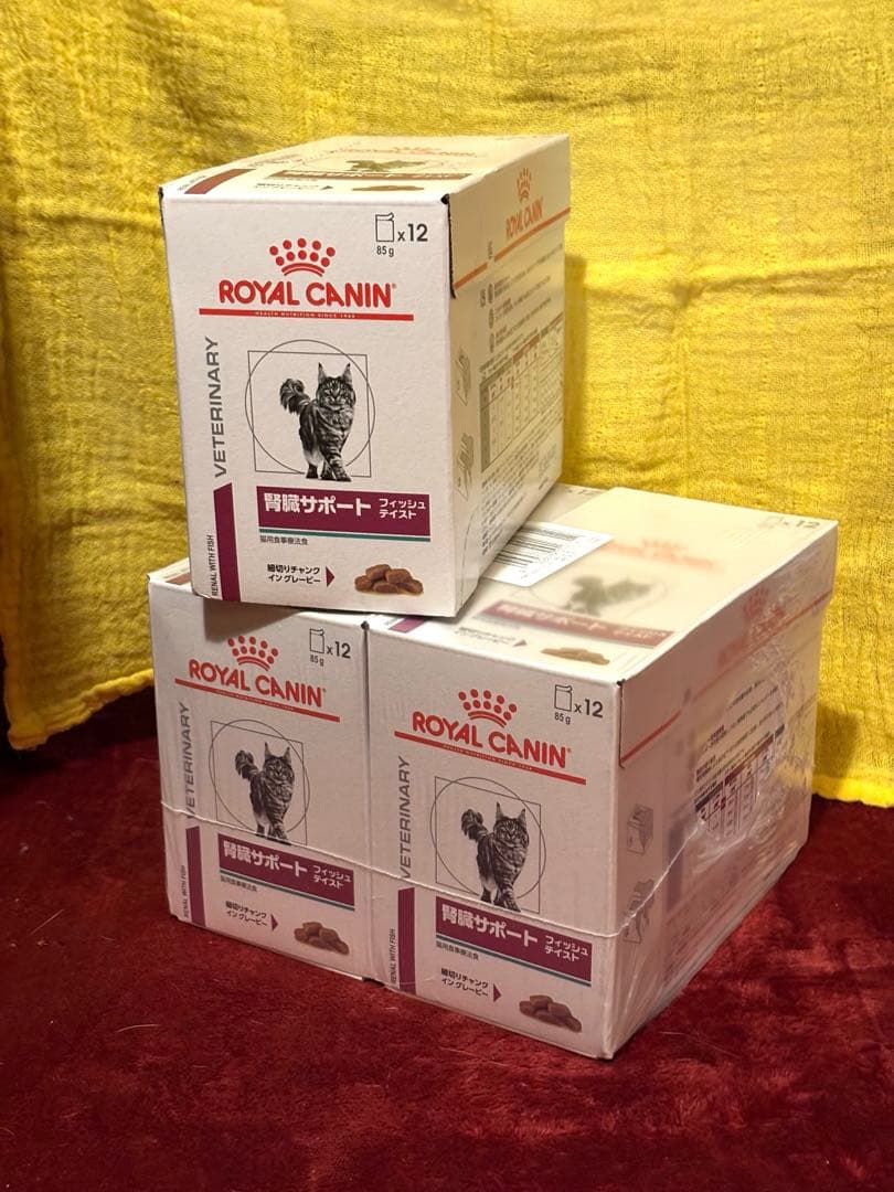 猫【フィッシュ3箱＝36個】ロイヤルカナン腎臓サポート フィッシュ