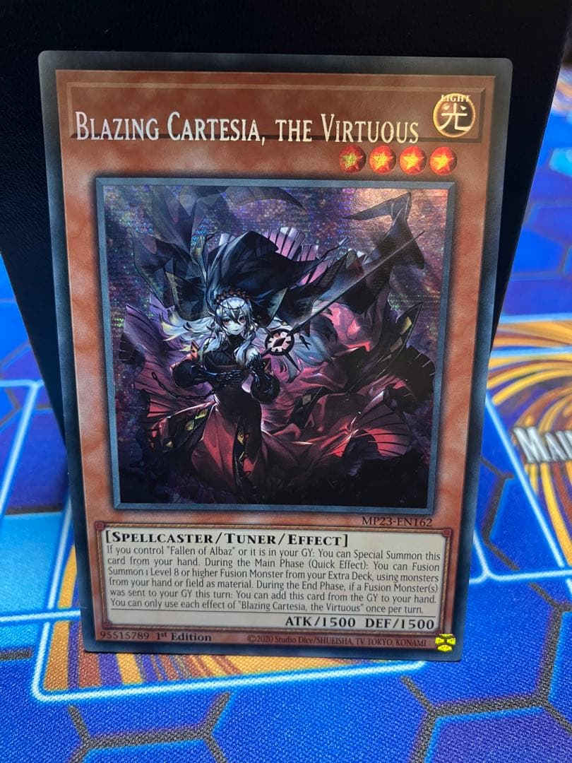遊戯王英語版　赫の聖女カルテシアシークレットレア 1st Edition