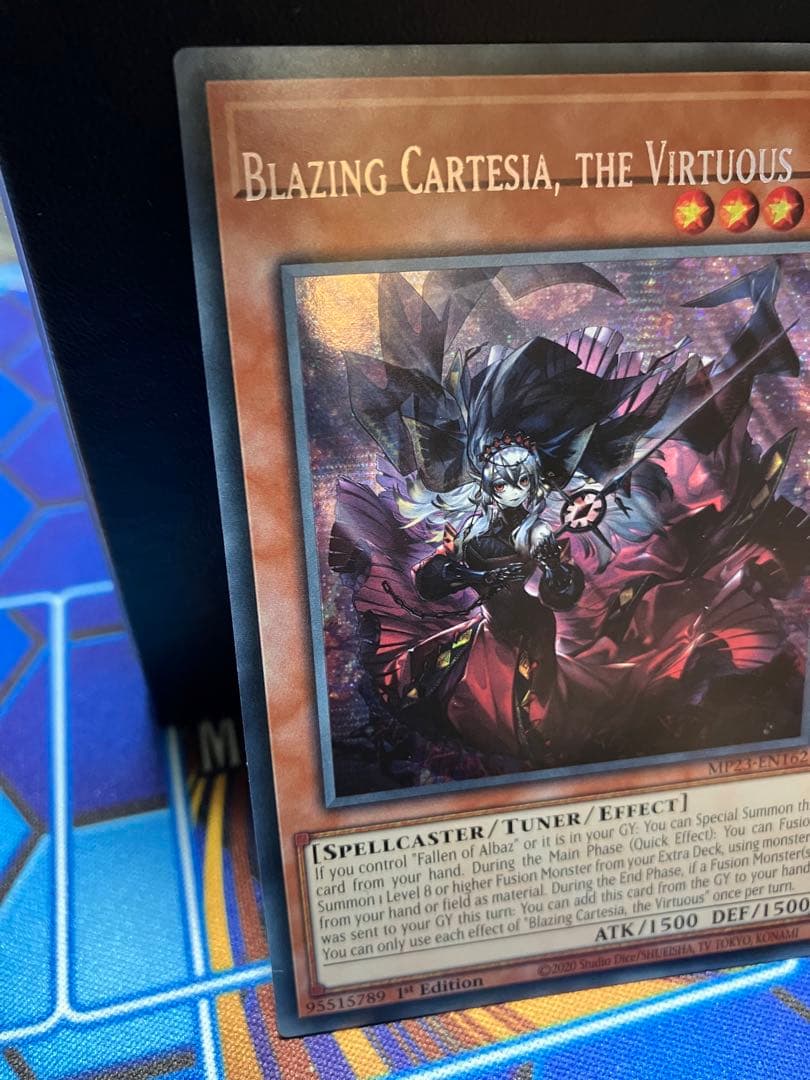 遊戯王英語版　赫の聖女カルテシアシークレットレア 1st Edition