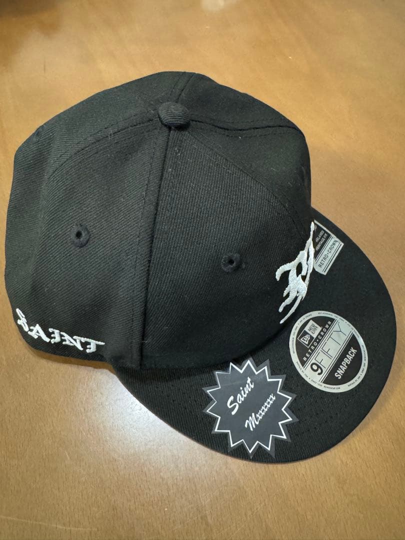 SAINT Mxxxxxx × New Era 9FIFTYキャップ ブラック