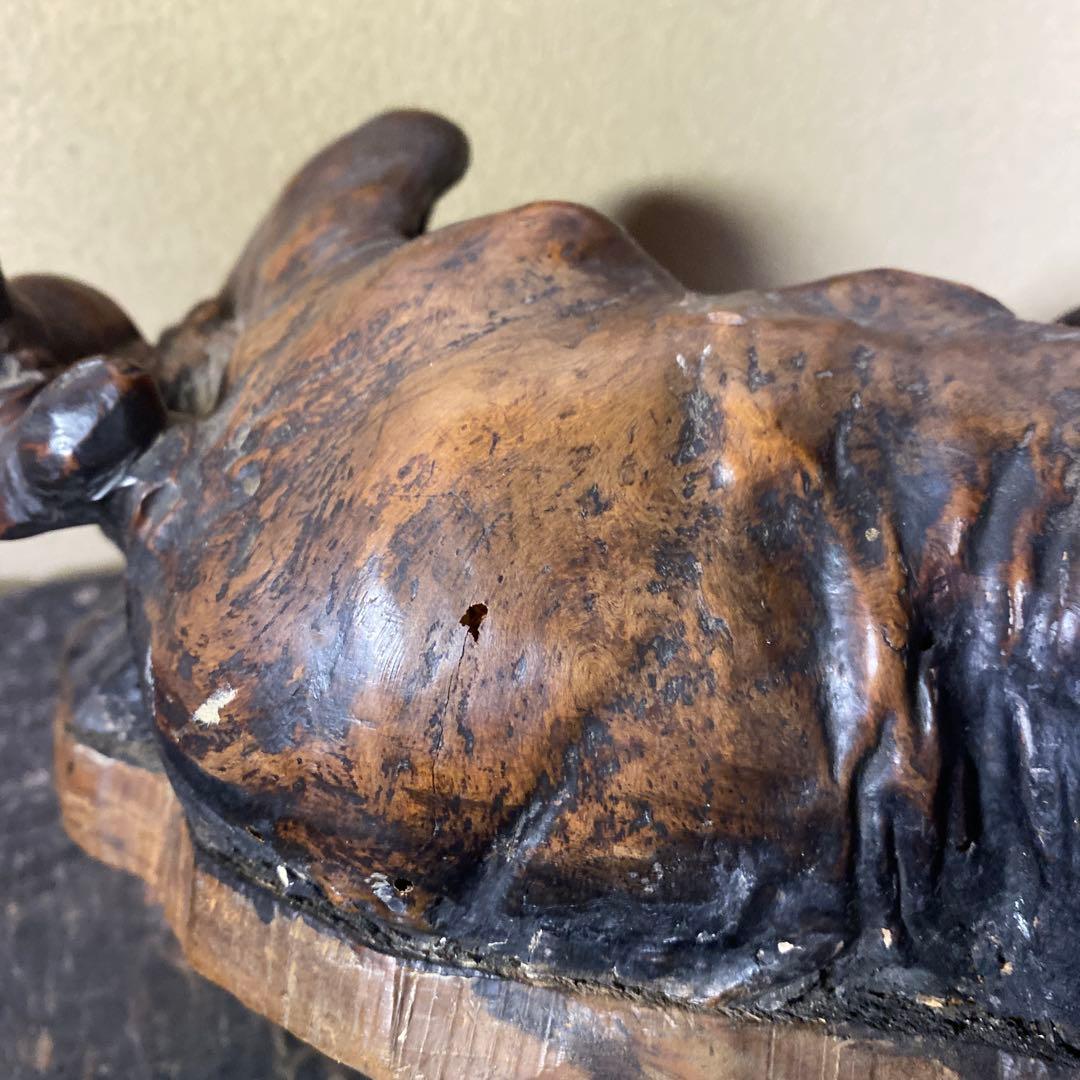 木の根ひょっこり猫 煙草盆