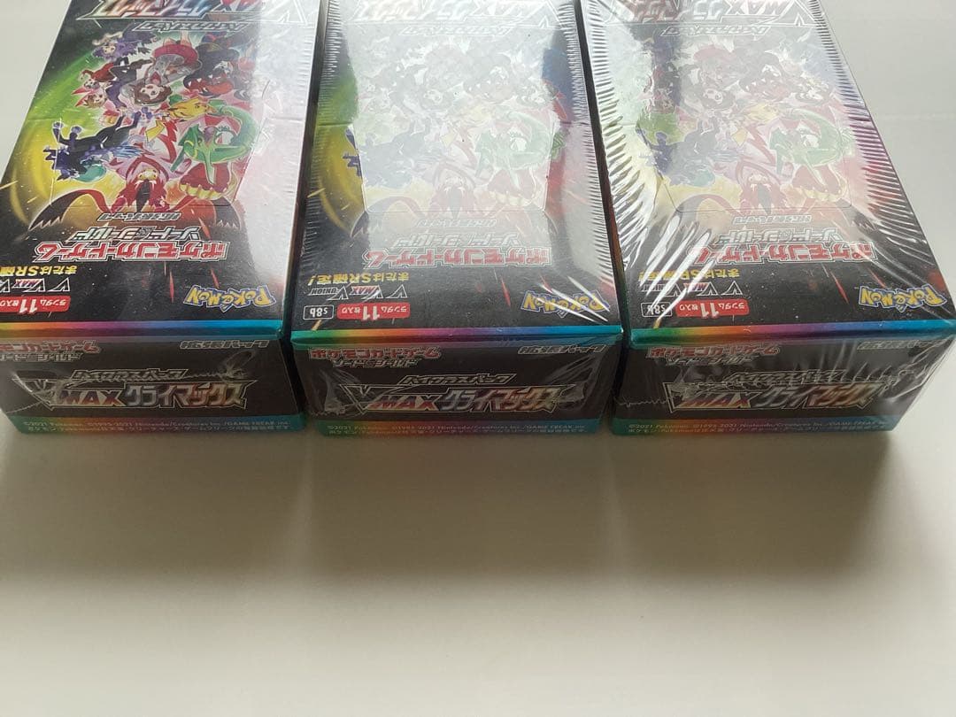 ポケモンカード Vmaxクライマックス 3box シュリンク付き