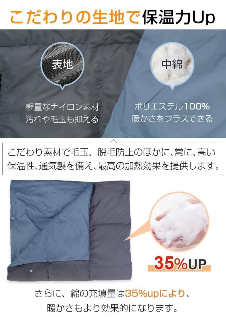 USB電気毛布 5WAY対応 モバイルバッテリー付き T116370396 - 電気毛布