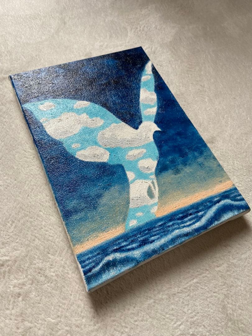 マグリット 肉筆手描きの油絵模写画 大家族