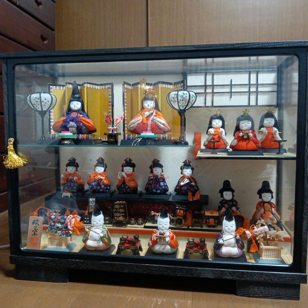 ひな人形　 ガラスケース必要な方　要相談！