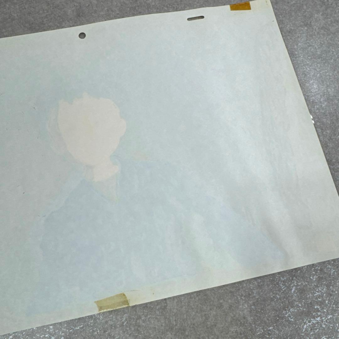 希少 おもひでぽろぽろ あべくん セル画 37-4 B5 スタジオジブリ