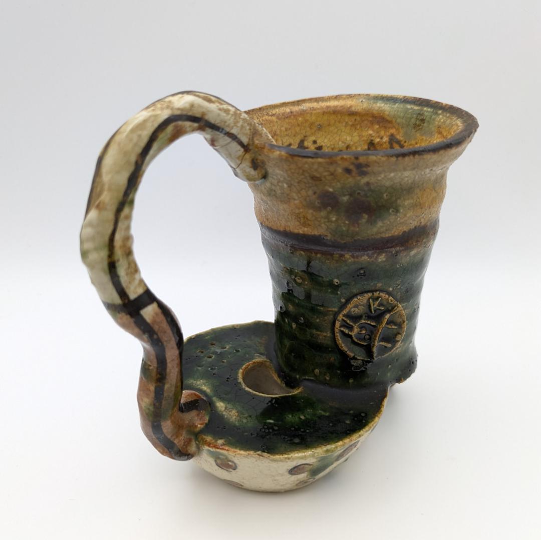 希少 アロン・サイス 織部焼 デミタスカップ　2004年作