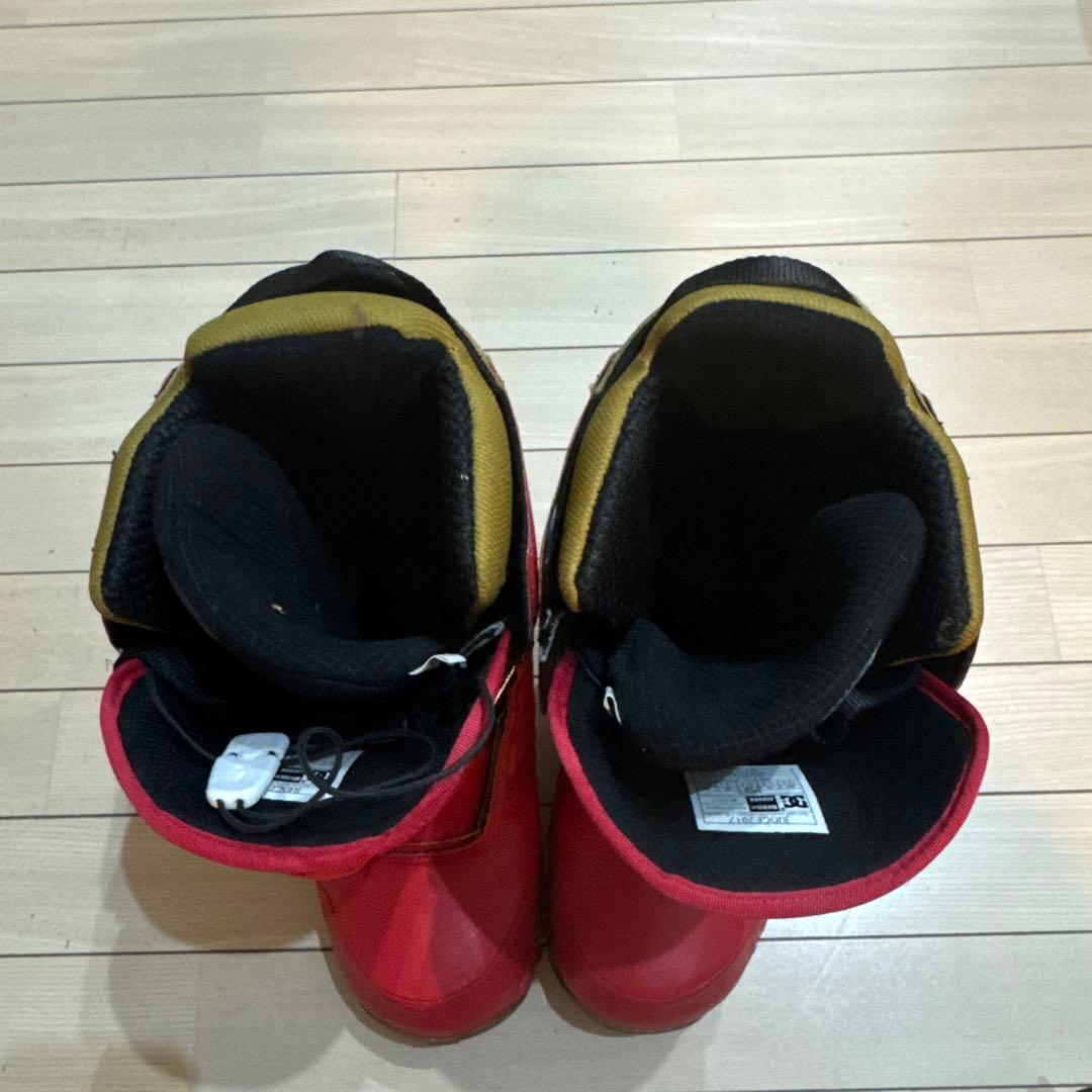 DC スノーボードブーツ レッド