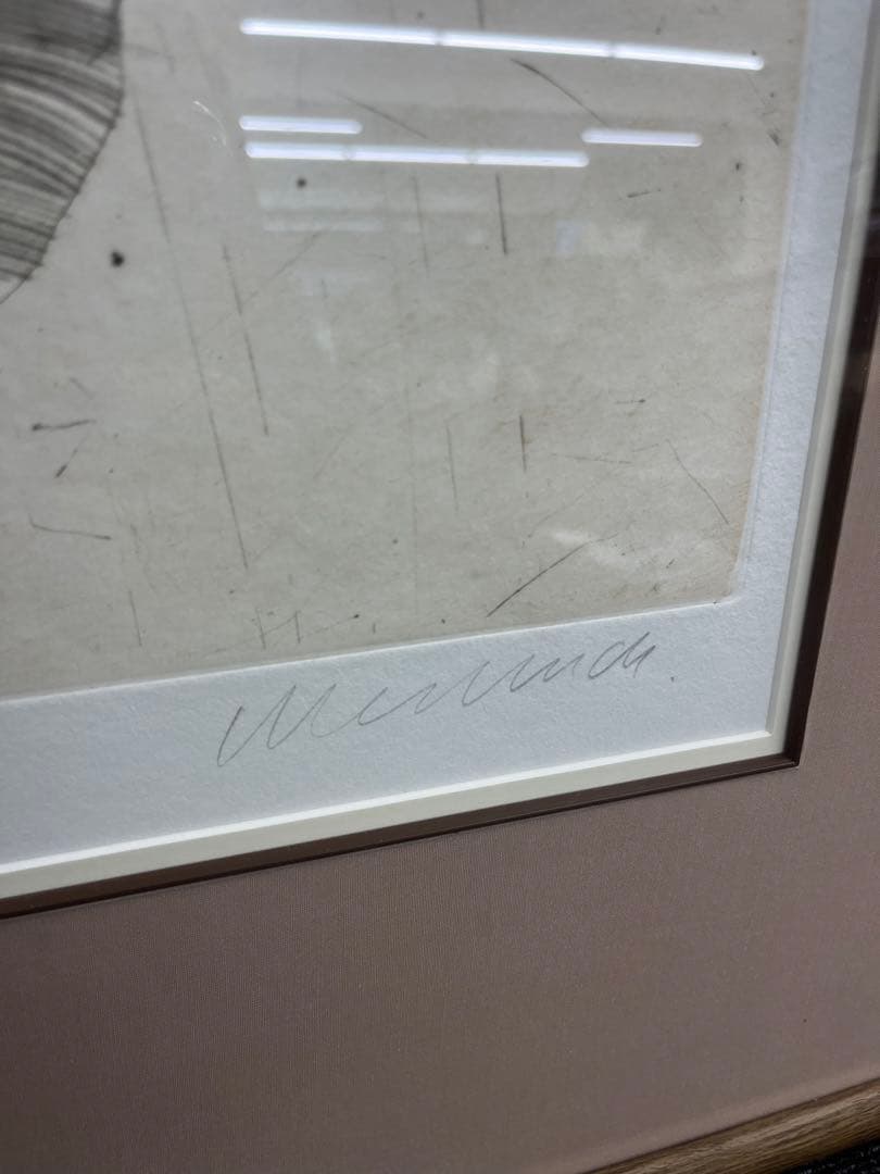 リトグラフ クロード・ワイズバッシュ LE PATINEUR 直筆サイン