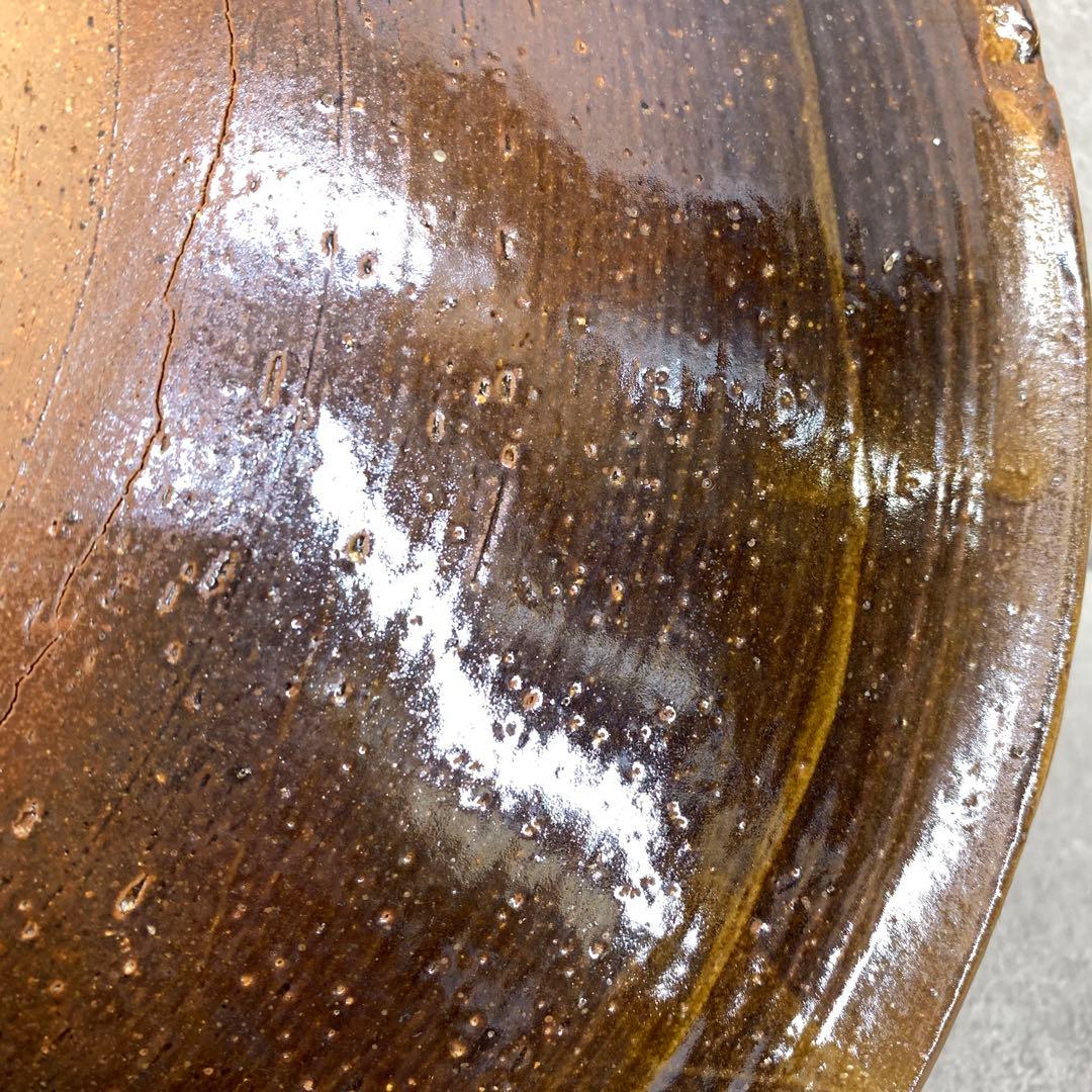 直径 44cm ! 大皿 飾り皿 鶴 飛躍 布志名焼 アンティーク レトロ ①