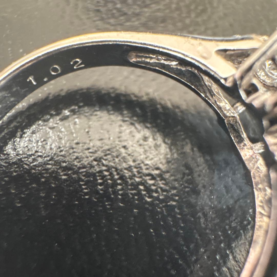 天然ダイヤリング 1.０２ct(計) １５号