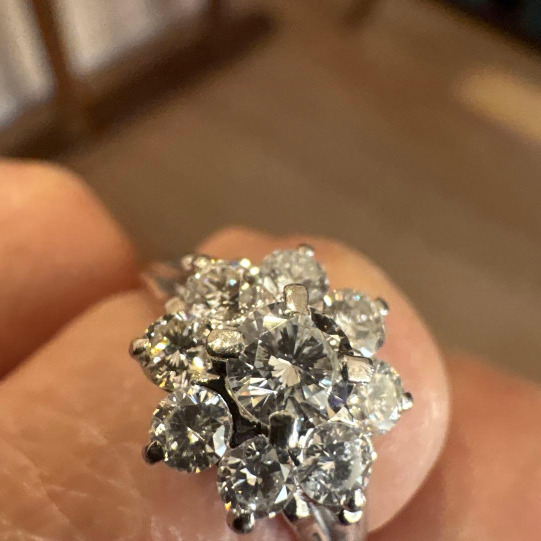 天然ダイヤリング 1.０２ct(計) １５号