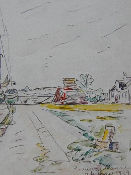 ポール・シニャック、RIVIERE DE VANNES、海外版超希少レゾネより